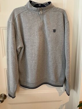 ROYAL Caribean international , Men's Grey Sweatshirt with zip at collar
